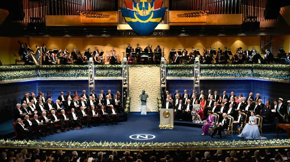 Ceremonia de entrega de los premios Nobel