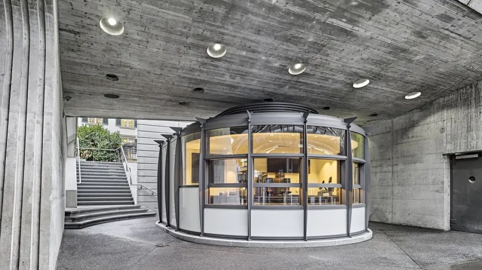 Calatrava diseña un quiosco para la estación de Zurich.
