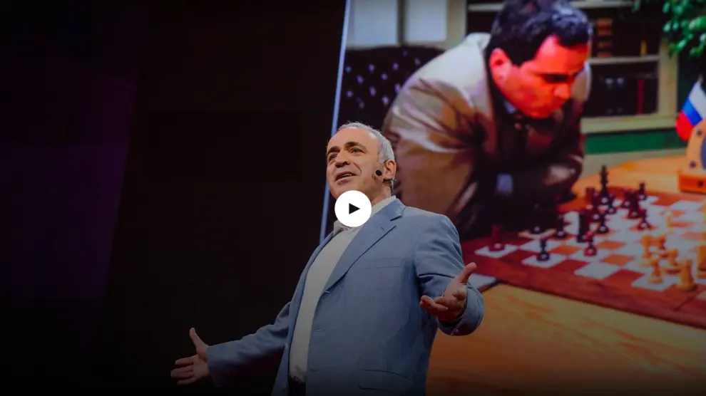 Garry Kasparov recuerda su enfrentamiento con un ordenador en una interesante Ted Talk