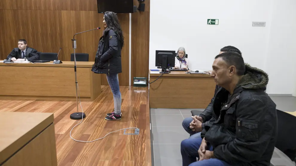 Declaración de los acusados ante el tribunal de la Sección Sexta de la Audiencia de Zaragoza.