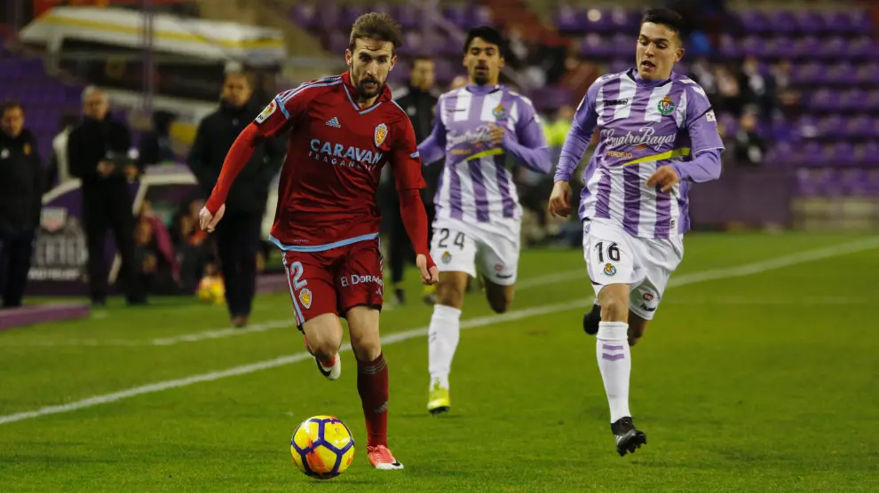 Noche de lobos para el Real Zaragoza en Valladolid y derrota maquillada por 3-2.