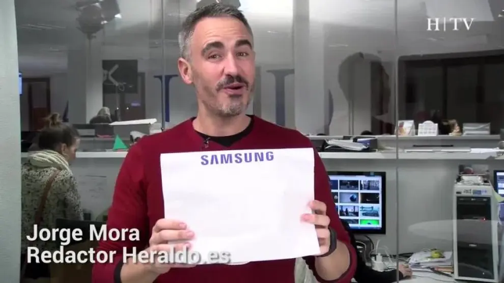 Papá Noel ha llegado a Heraldo TV de la mano de Samsung