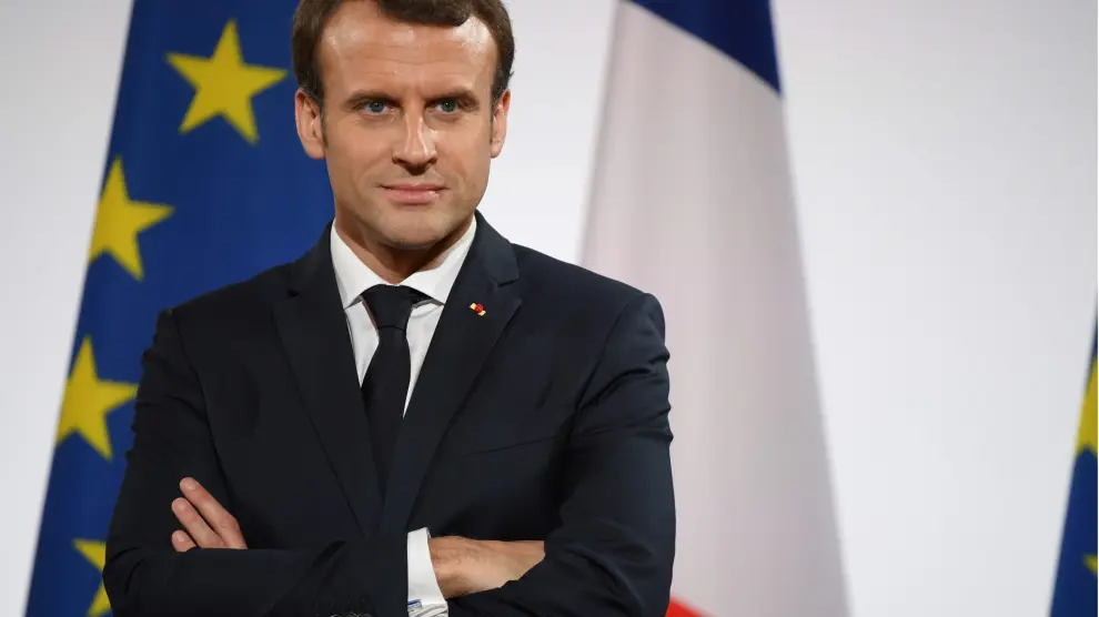 El presidente francés, Emmanuele Macron