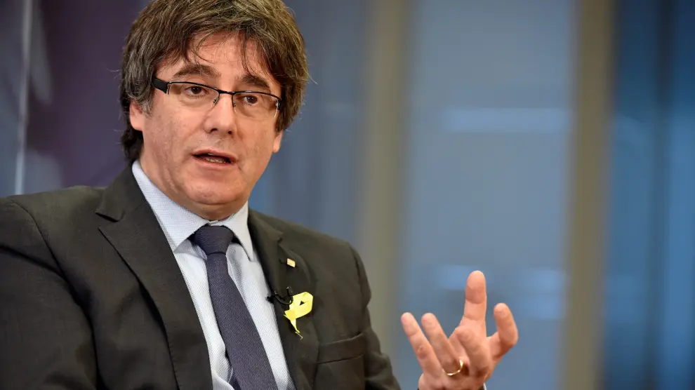 El candidato de JuntsxCat y expresidente catalán, Carles Puigdemont