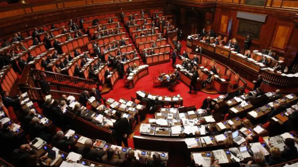 Imagen de archivo del parlamento italiani.