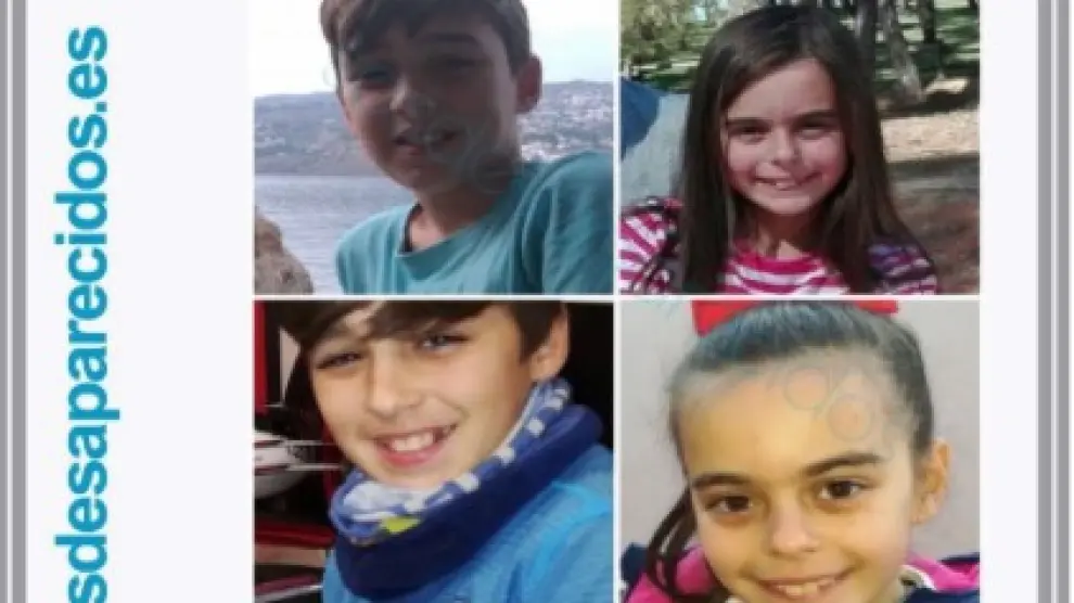 Las fotos de los niños desaparecidos, en un tuit del ministro Zoido