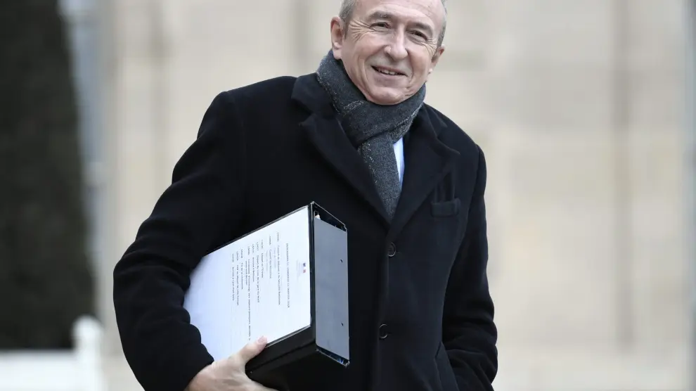 El ministro del Interior de Francia, Gérard Collomb.