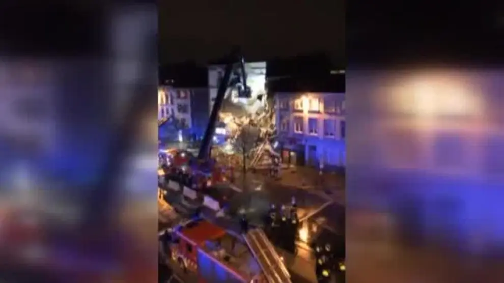 Una explosión en un edificio de Amberes deja al menos 14 heridos