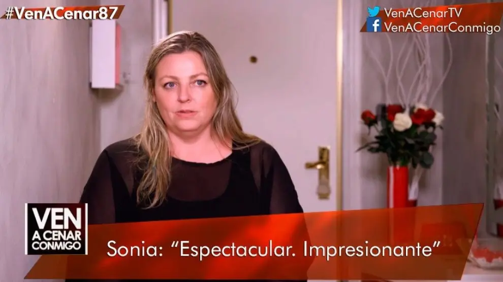 Sonia Rubio, la taxista de Fuentes de Ebro que cautiva a los espectadores de 'Ven a cenar conmigo'.