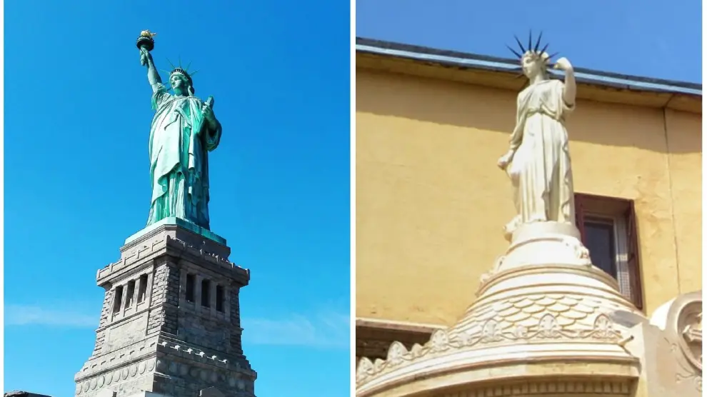 Una estatua de la libertad anterior a la de Nueva York