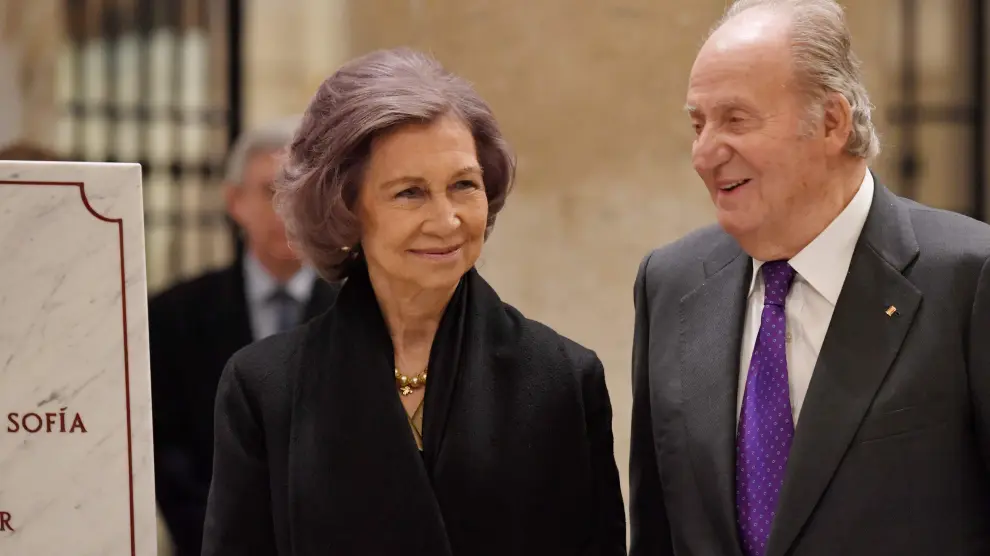 Los reyes Juan Carlos y Sofía.