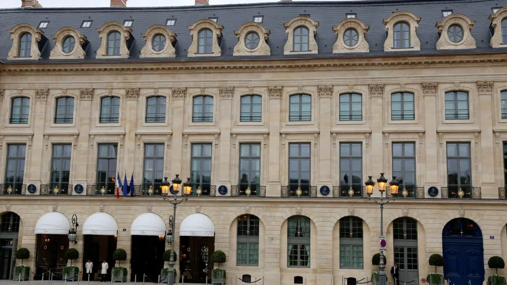 Vista exterior del Hotel Ritz de París.