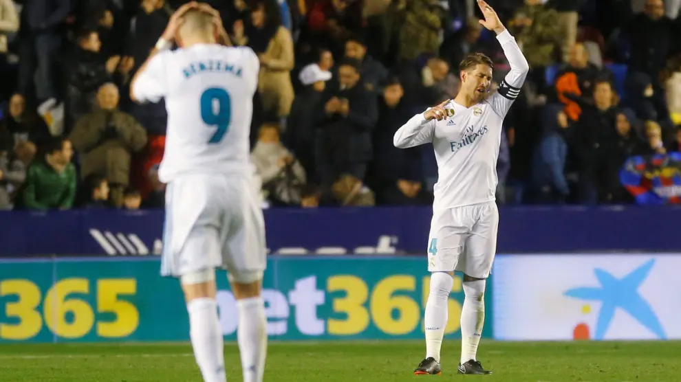 El Real Madrid volvió a empatar, esta vez contra el Levante