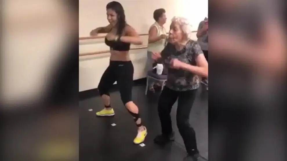 La abuela viral que baila zumba