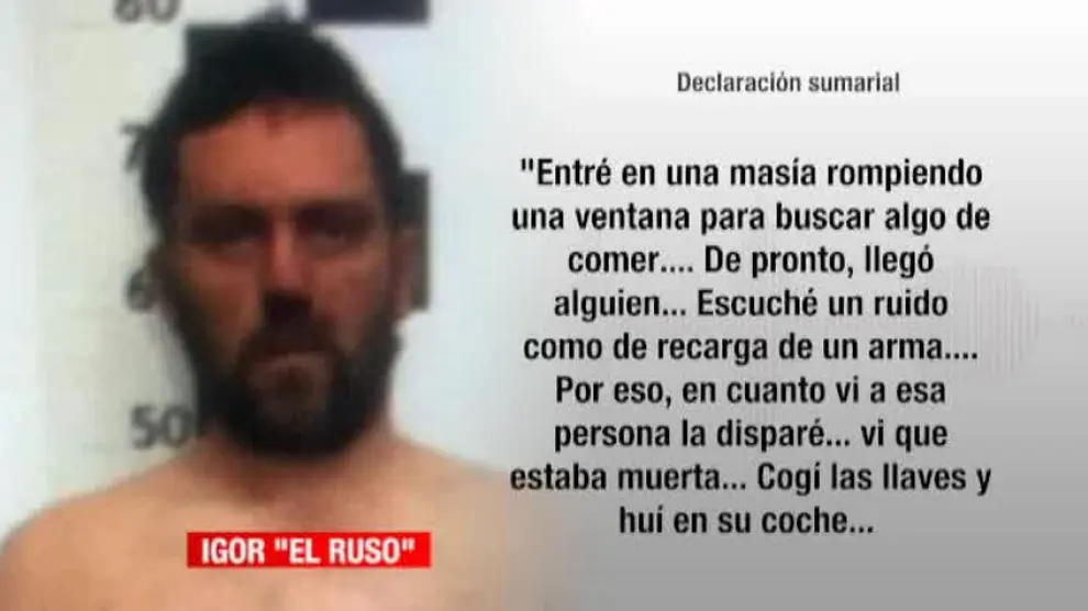 La confesión de Igor El Ruso sobre los asesinatos de Andorra