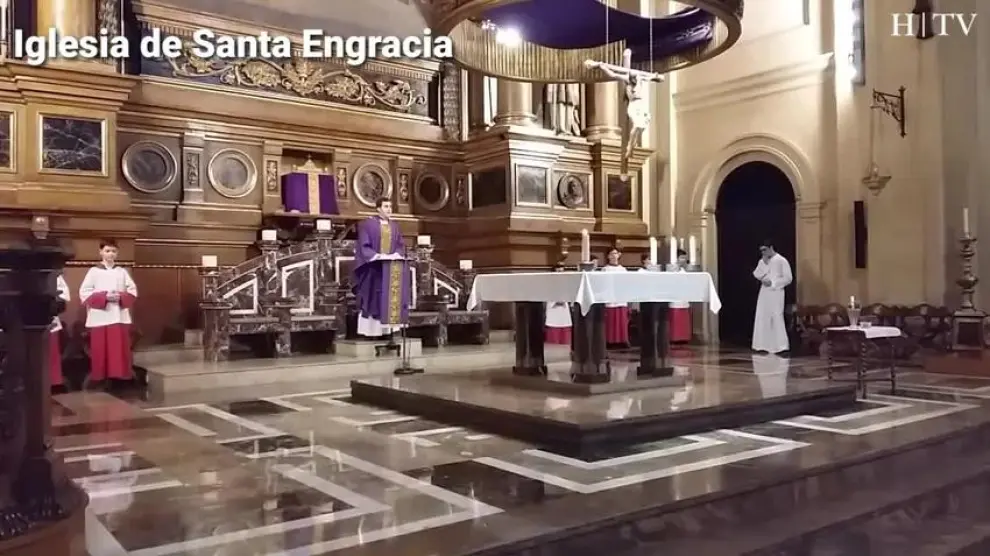 Oraciones de desagravio en las parroquias de Zaragoza