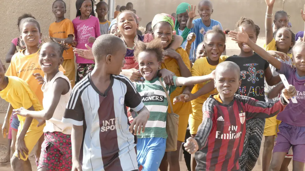 Carrera Niños de África, en Kabacoto.