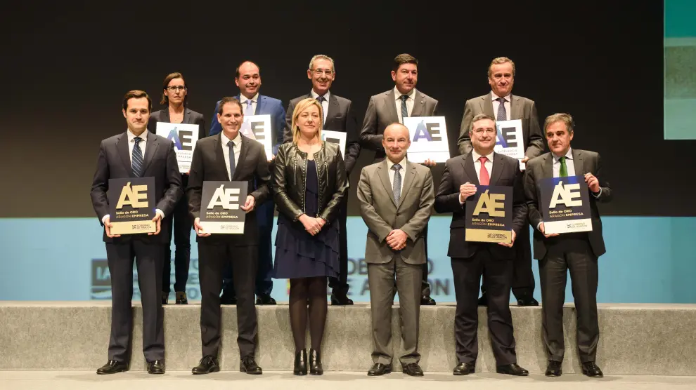 La consejera de Economía, Industria y Empleo del Gobierno de Aragón, Marta Gastón, presidió el acto de entrega de los premios, que tuvo lugar el pasado martes en el Palacio de Congresos de Zaragoza.