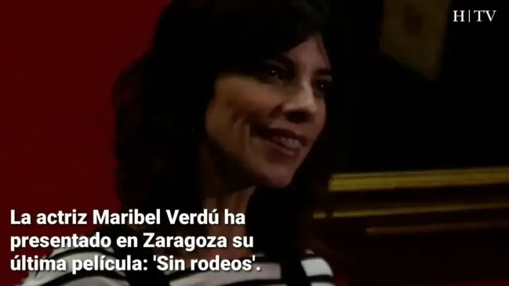 Maribel Verdú: "Me encantaría ser Hija Adoptiva de Zaragoza"