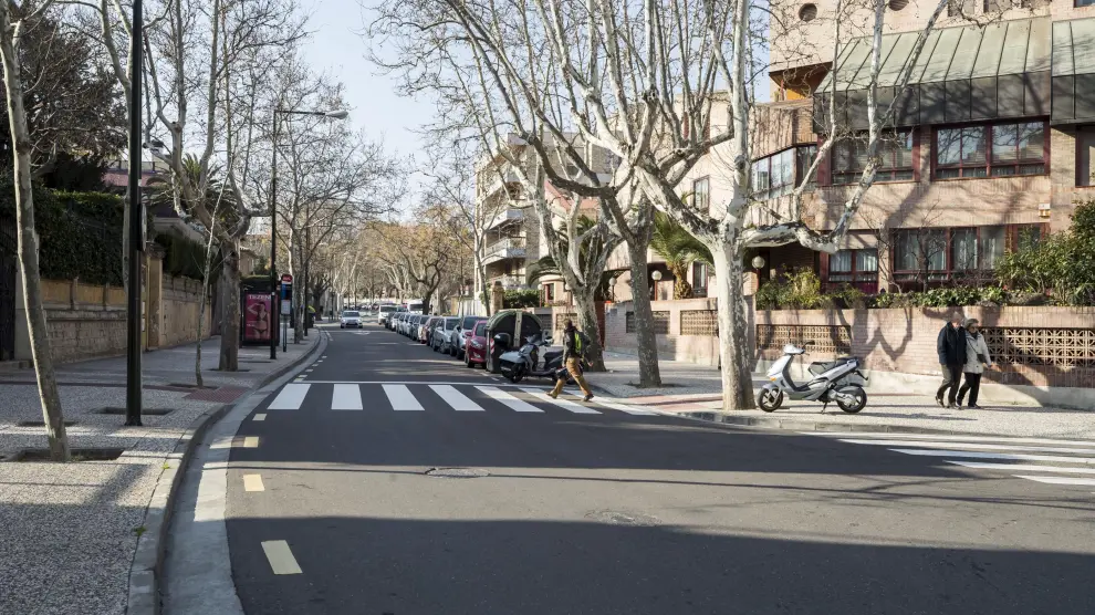 Más imágenes del paseo de Ruiseñores en 'Zaragoza y sus calles'