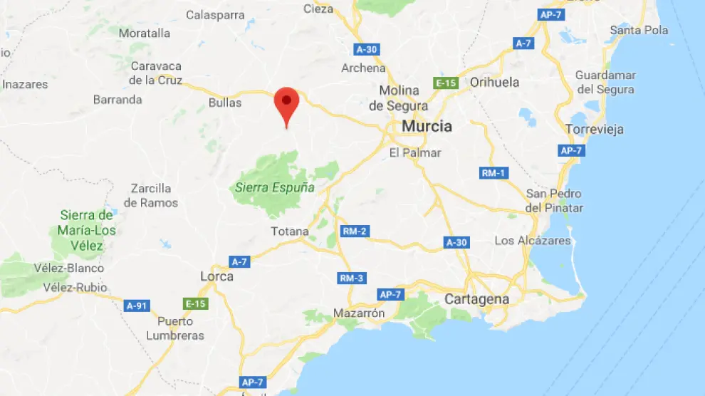 El terremoto, con epicentro en Pliego, se ha sentido en varias zonas de Murcia.