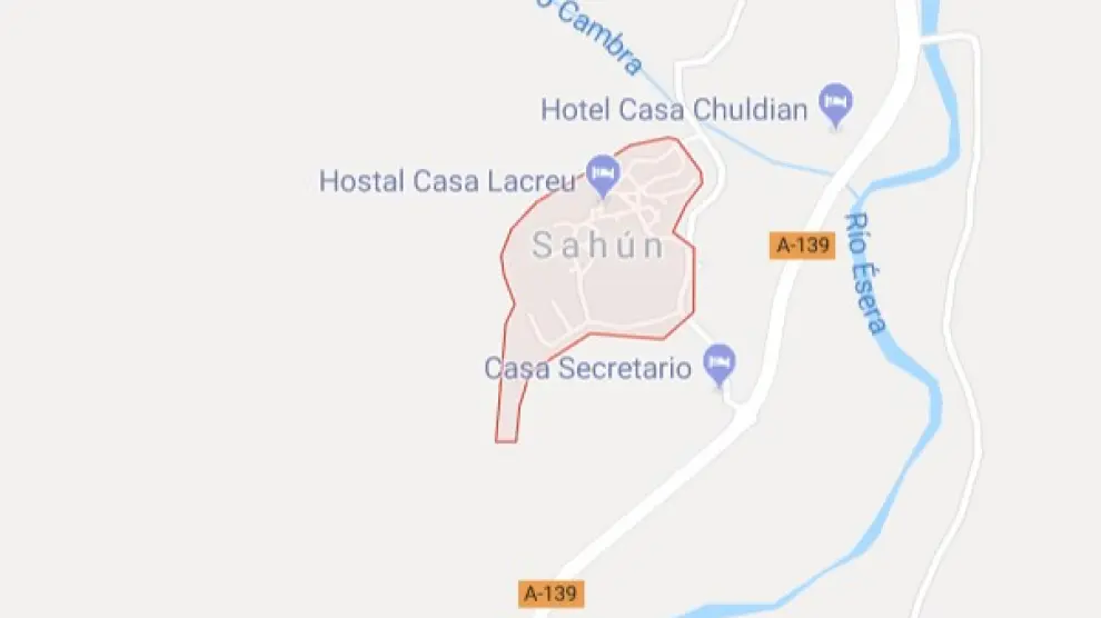 Localización de Sahún