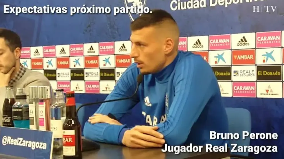 Perone: "Al Zaragoza aún le queda mucha liga. No hay tiempo que perder"