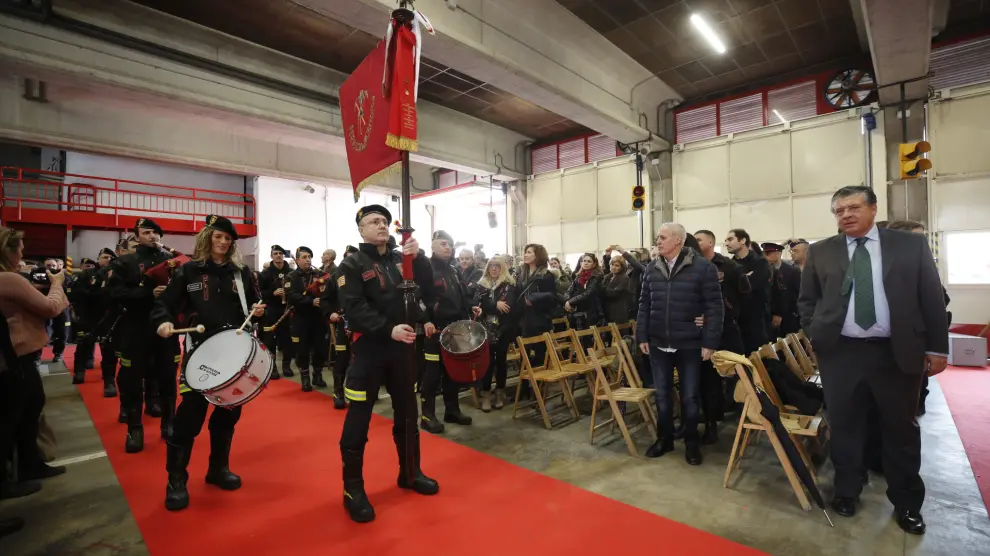Los bomberos de Zaragoza celebran su patrón