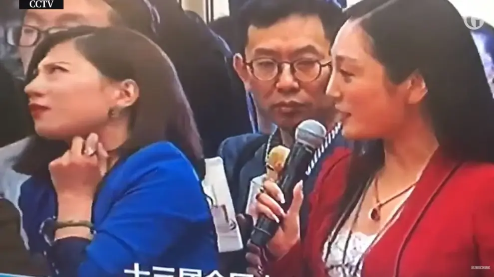 El gesto de Liang que ha revolucionado las redes sociales en China.