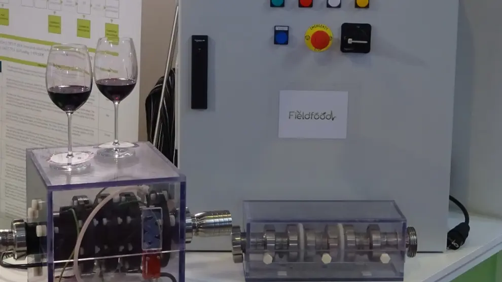 Un equipo modular que permite reducir el tiempo de maceración durante la elaboración de vino tinto