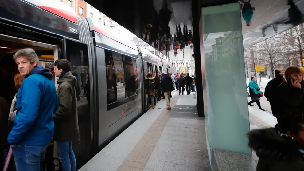 Tranvías de Zaragoza pone en marcha un dispositivo especial para las Navidades