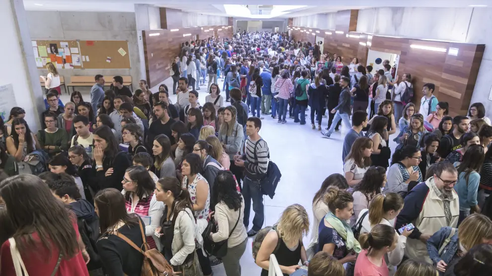 Oposiciones a maestros celebradas en 2016 en la Facultad de la Educación de Zaragoza