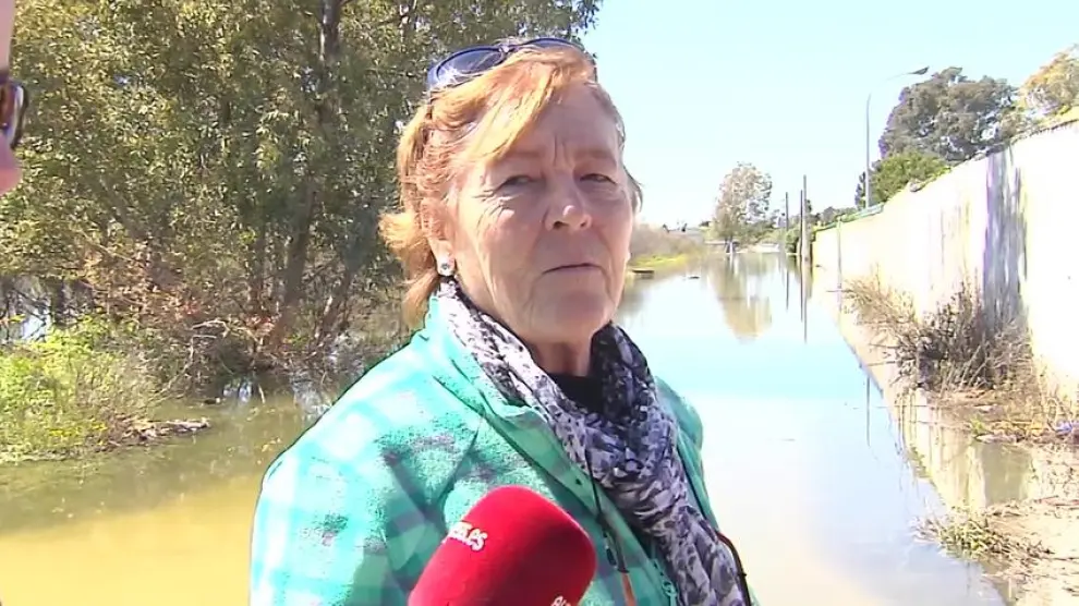 Vecinos afectados por las inundaciones en Jerez