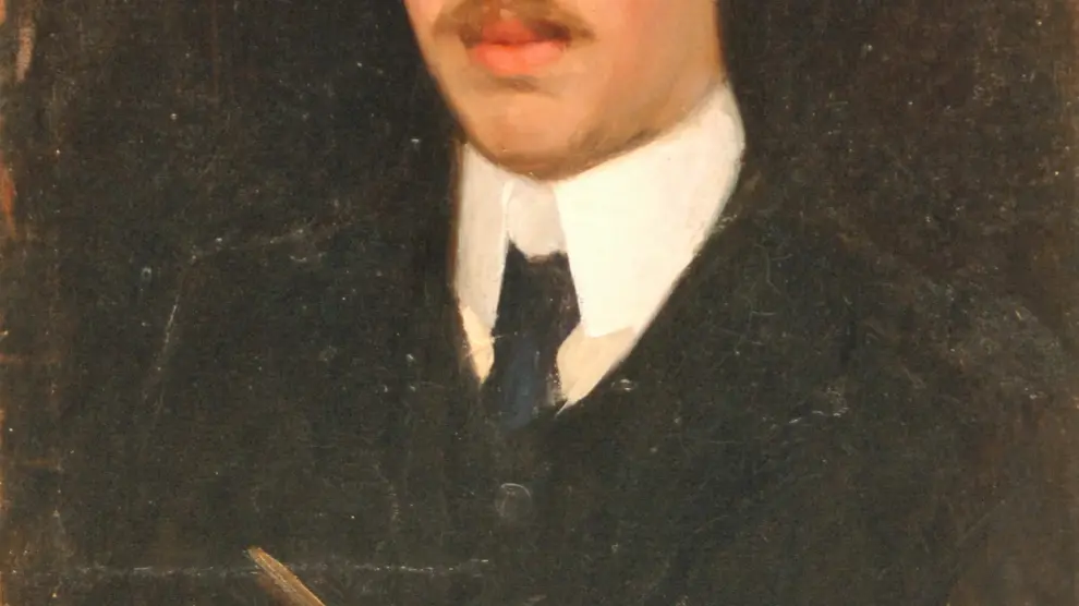 Juan Cabré, en un retrato de 1909 del gran pintor Franciso Marín Bagüés.