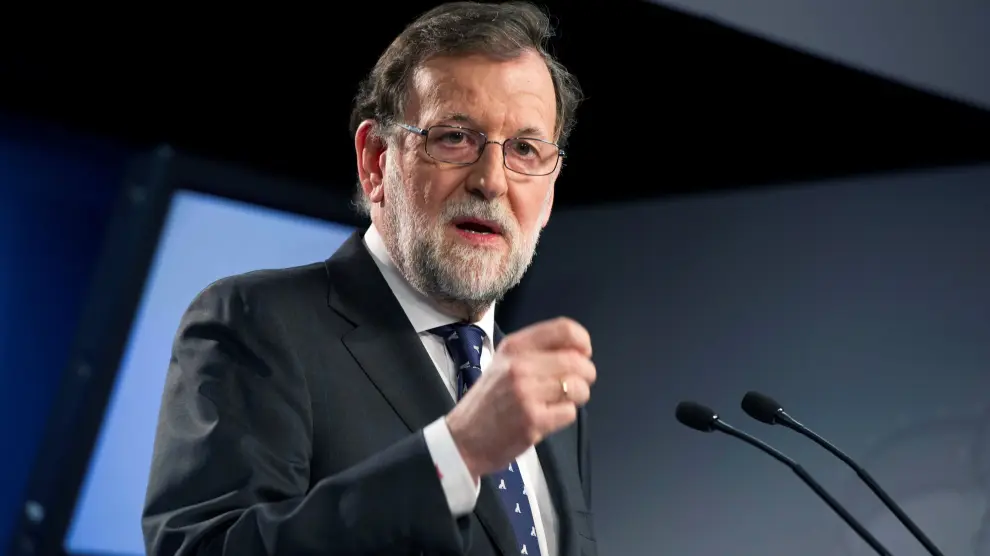 Rajoy este viernes en Bruselas.