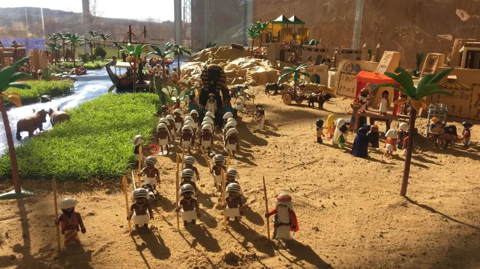 5.000 figuras de Playmobil de toda España se dan cita en Ejea de los Caballeros