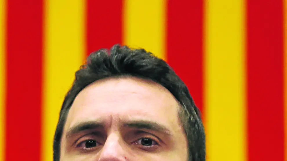 Roger Torrent, en el Parlamento catalán.