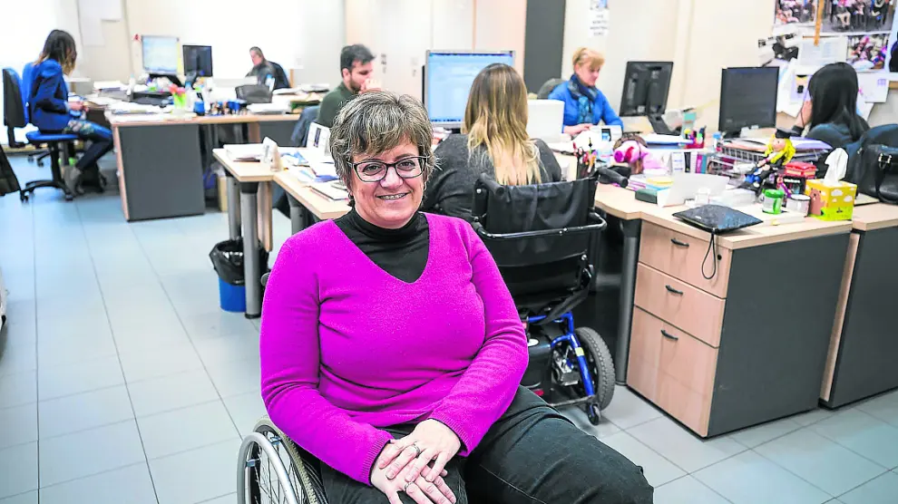 Marta Valencia, presidenta de DFA, entidad representativa de personas con discapacidad