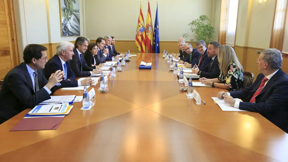 Reunión de la Comisión Bilateral Aragón-Estado
