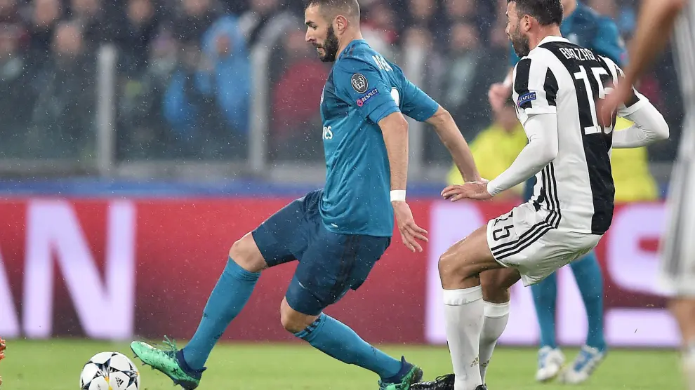 Imagen del partido de ida entre el Real Madrid y la Juventus de Turín.