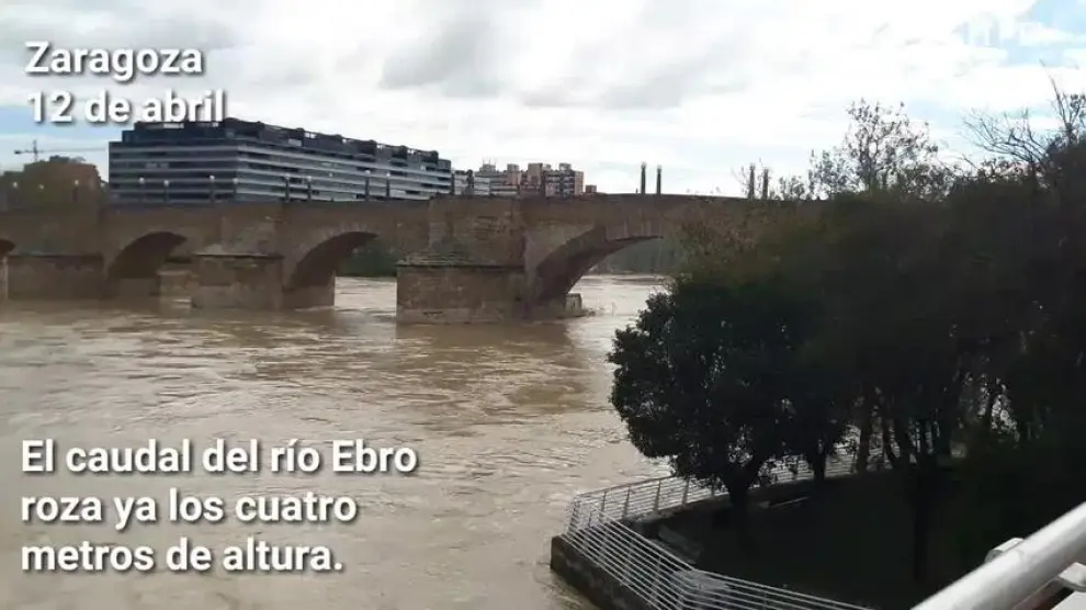 El Ebro continúa creciendo