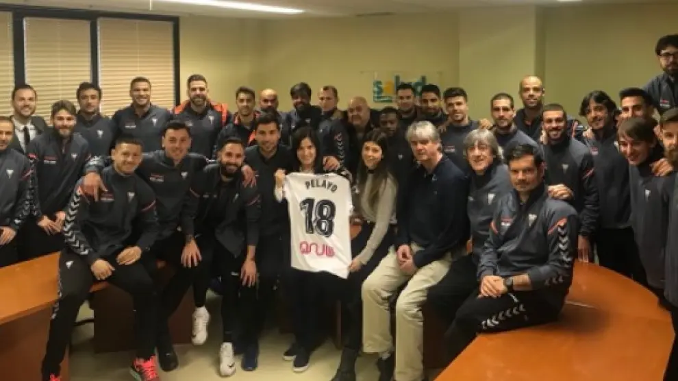 El Albacete visita a Pelayo Novo en el Hospital Clínico de Zaragoza