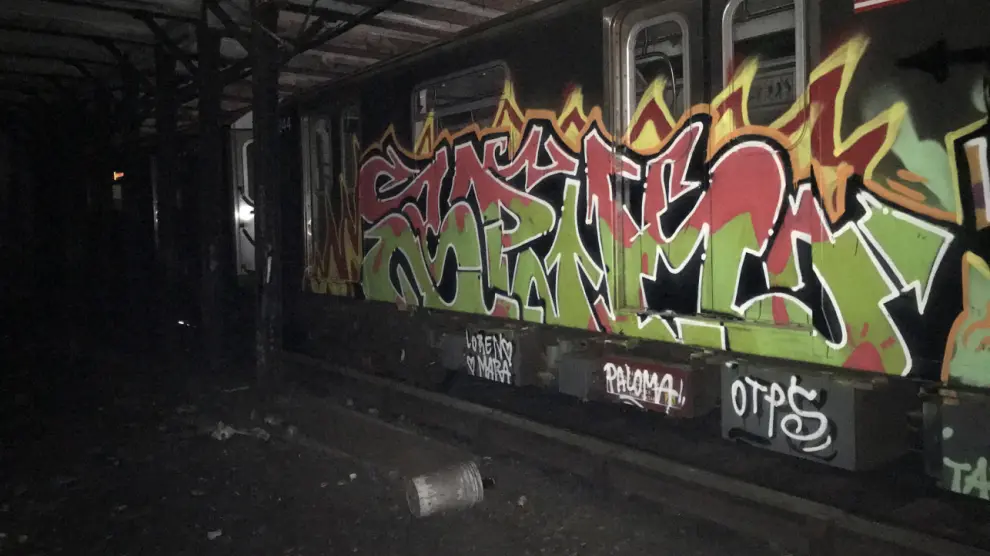Grafiti en el metro de Nueva York