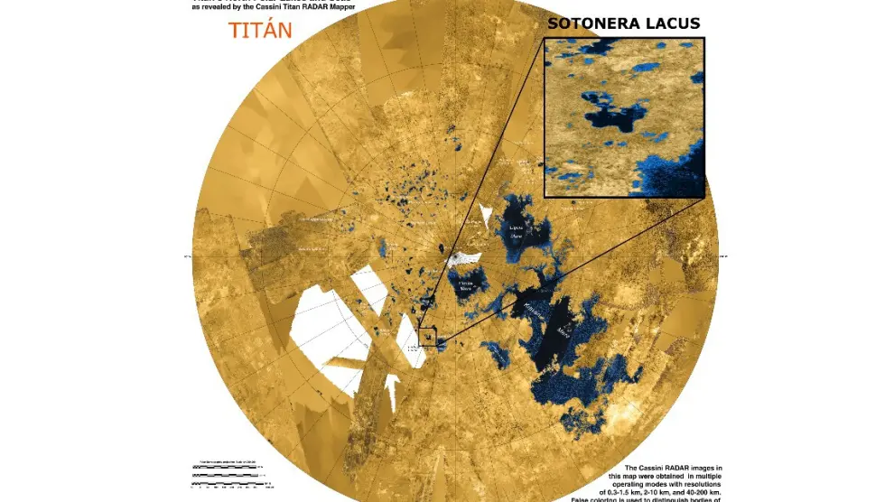 Sotonera Lacus es un lago de metano líquido ubicado en Titán