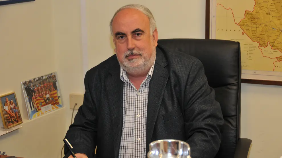 José Miguel Sierra, presidente de la Federación Aragonesa de Baloncesto y vicepresidente de la Española.