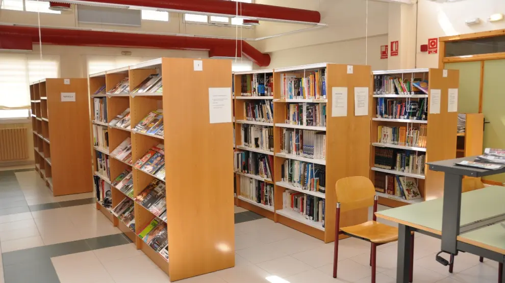 La biblioteca municipal de Ejea de los Caballeros.