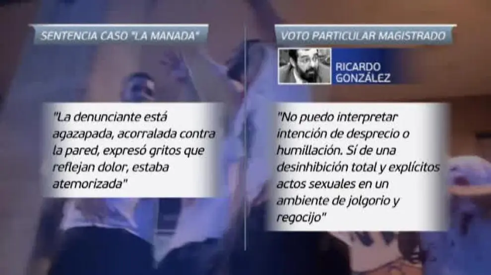 El voto discrepante del magistrado González