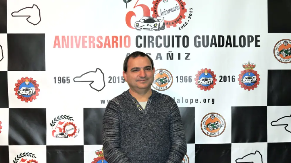 Jesús Baquero, presidente del Real Automóvil Club Circuito Guadalope
