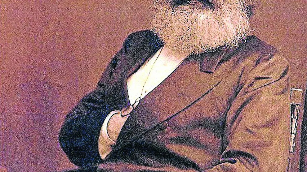 Uno de los retratos más conocidos de Karl Marx. 1875.