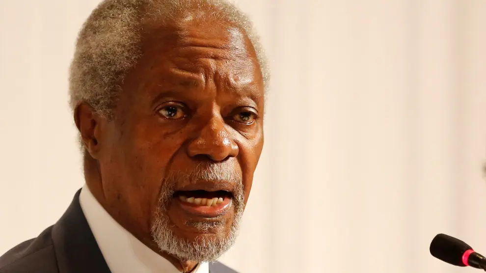 Kofi Annan, exsecretario general de Naciones Unidas, en una foto de archivo.
